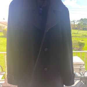Wool Coat. Pea Coat.